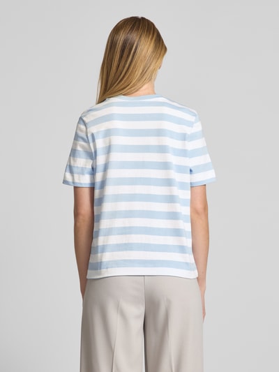 Selected T-Shirt mit Rundhalsausschnitt Modell 'ESSENTIAL' Hellblau 5