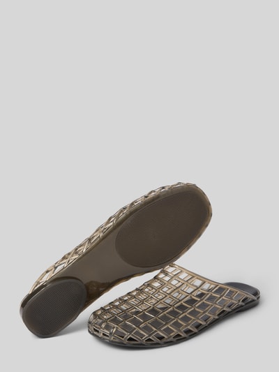 BIANCO Clogs in semitransparant design Zwart - 4