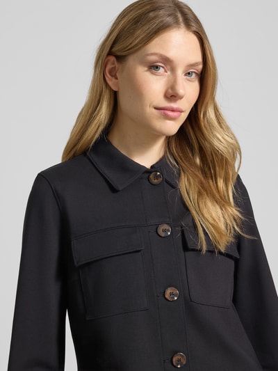 Christian Berg Woman Selection Żakiet z wykładanym kołnierzem Czarny 3