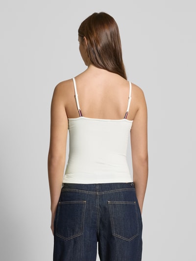 Tommy Jeans Tanktop van puur katoen Ecru - 5