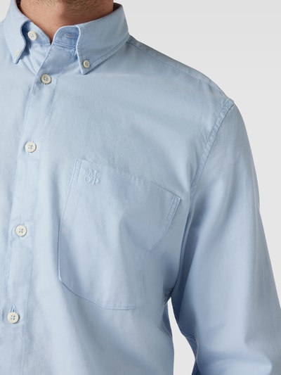 Marc O'Polo Regular Fit Freizeithemd mit Button-Down-Kragen Hellblau 3