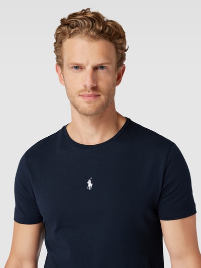 Polo Ralph Lauren T-Shirt mit Logo-Stitching Marine 3