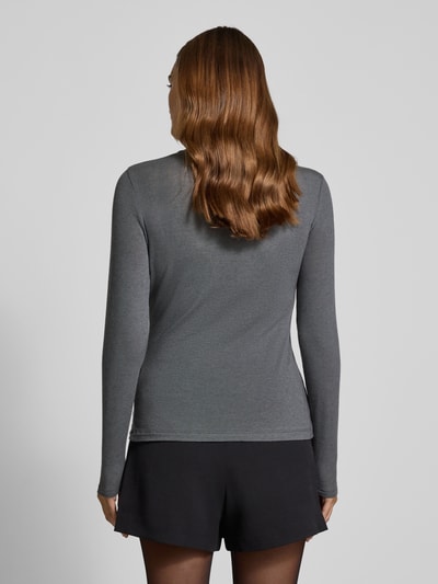 Windsor Bluzka z długim rękawem i prążkowaną stójka Jasnoszary 5