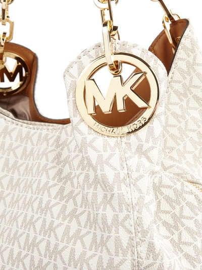 MICHAEL Michael Kors Handtasche mit Logo-Muster Offwhite 4