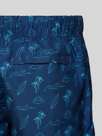 Shiwi Badehose mit Motiv-Print Modell 'Summer Surf' Dunkelblau 2