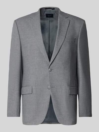 Christian Berg Men Regular Fit 2-Knopf-Sakko mit Pattentaschen Mittelgrau 2