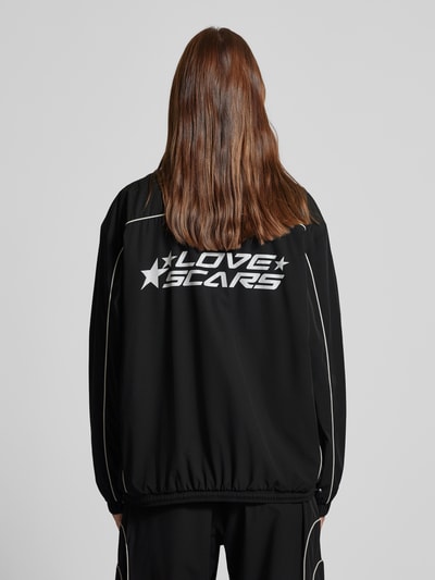 LOVE SCARS Sweatjacke mit Stehkragen Black 5