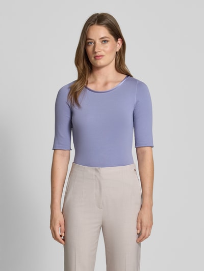 Marc Cain T-Shirt mit Rundhalsausschnitt Lavender 4