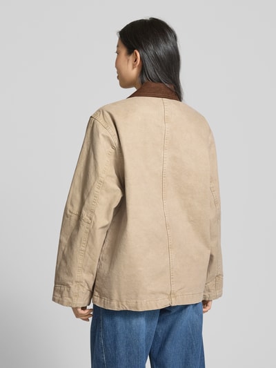 Mango Windbreaker mit Pattentaschen Modell 'RIO' Beige 5