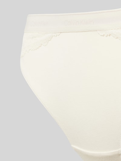 Calvin Klein Underwear String mit elastischem Logo-Bund Offwhite 2