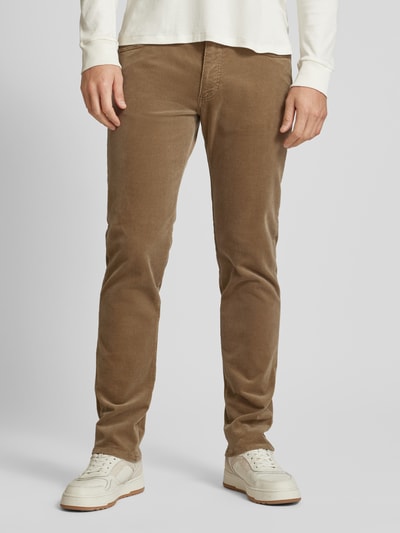 bugatti Modern Fit Jeans im 5-Pocket-Design Beige 4