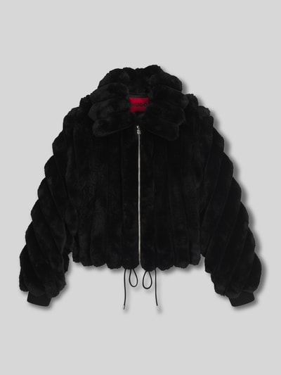 HUGO Regular fit jack met tunnelkoord in de taille  Zwart - 2