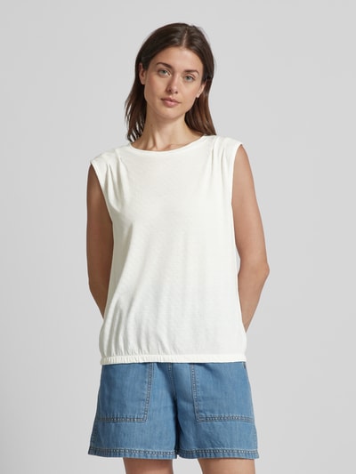 Tom Tailor Tanktop mit Rundhalsausschnitt Ecru 4