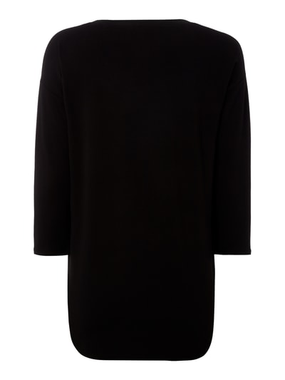 OPUS Jerseyshirt mit überschnittenen Schultern Black 3