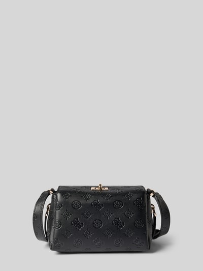 Guess Handtasche mit Label-Applikation Modell 'PHOEBE' Black 4