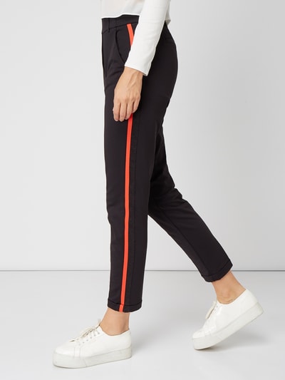 OPUS Track Pants mit Bügelfalten  Black 6