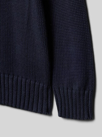 Polo Ralph Lauren Kids Strickpullover mit Label-Stitching Marine 2