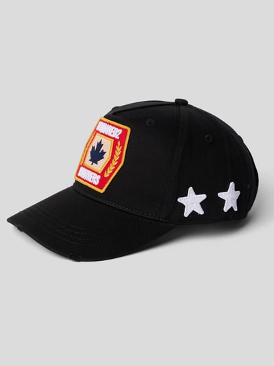 Dsquared2 Cap mit Brand-Schriftzug Schwarz 3