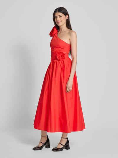 Forever New Abendkleid mit floralen Applikationen Rot 1