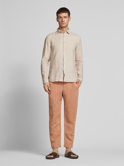 Strellson Regular Fit Chino mit elastischem Bund Modell 'Saturn' Beige 1