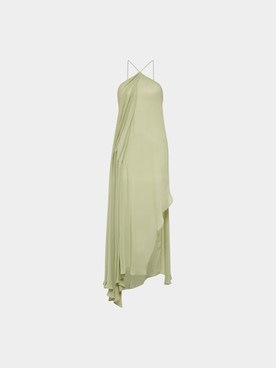 Jacquemus Bandeau-Kleid mit Neckholder Grün 2