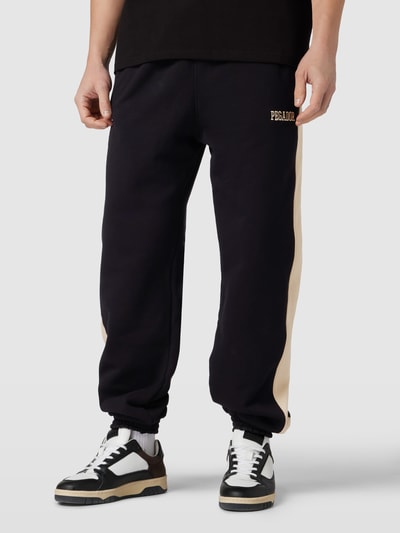 Pegador Sweatpants met galonstrepen, model 'Aytoun' Zwart - 4