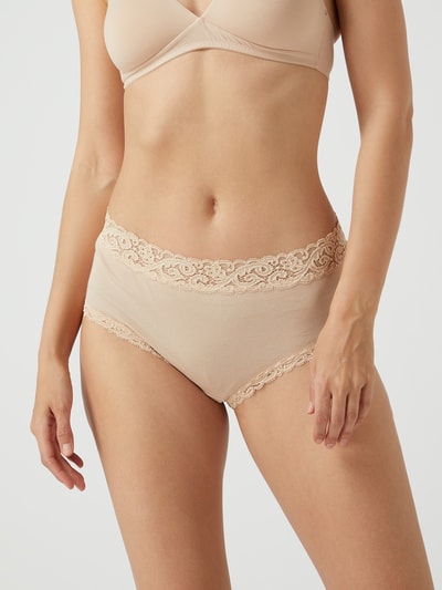 Hanro Slip met kant, model 'Moments' Beige - 4