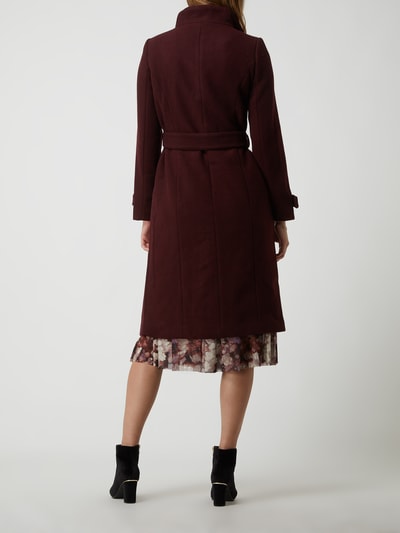 Vero Moda Mantel mit Woll-Anteil Modell 'Lucia' Bordeaux 5