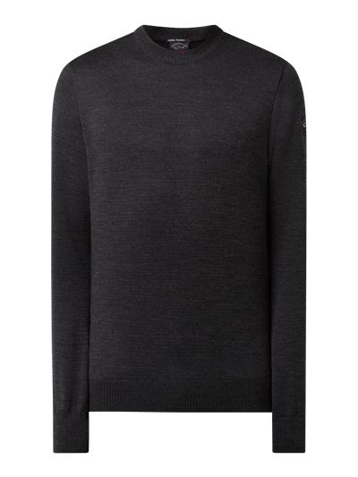 Paul & Shark Pullover van scheerwol Antraciet - 2