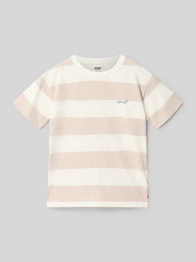 Levi’s® Kids Regular Fit T-Shirt aus Baumwoll-Mix Stein 1