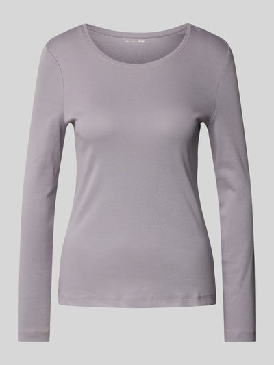 Christian Berg Woman Longsleeve mit Rundhalsausschnitt Mittelgrau 2