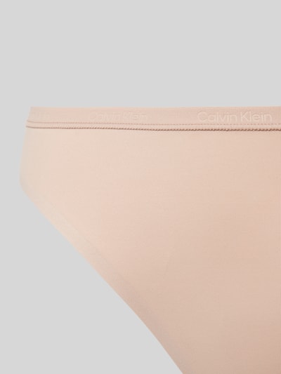 Calvin Klein Underwear String mit elastischem Bund Beige 2