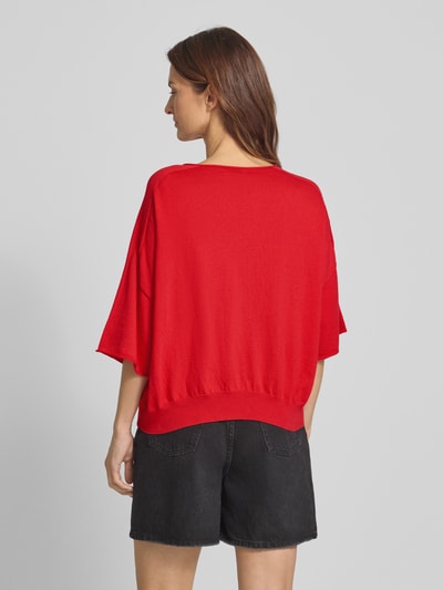 Drykorn Sweter z dzianiny o luźnym kroju model ‘DILARY’ Jasnoczerwony 5