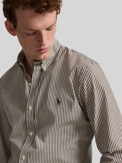 Polo Ralph Lauren Custom Fit Freizeithemd aus Baumwoll-Mix Beige 3