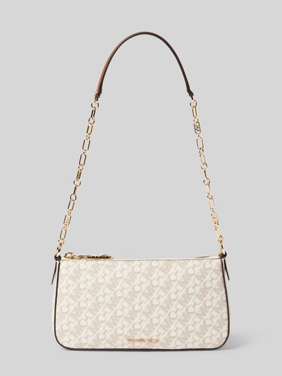 MICHAEL Michael Kors Handtas met labelapplicatie, model 'EMPIRE' Ecru - 2