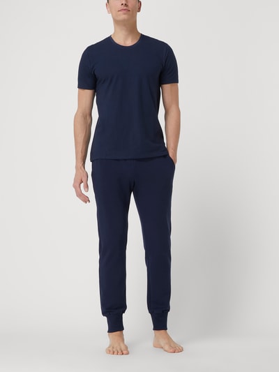 Mey T-Shirt aus Baumwolle Dunkelblau 1