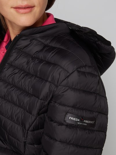 Frieda & Freddies Steppjacke mit abnehmbarer Kapuze Black 6