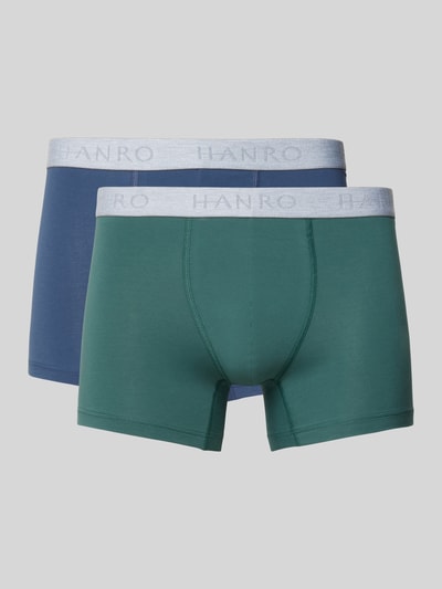 Hanro Trunks mit Label-Detail im 2er-Pack Gruen 1