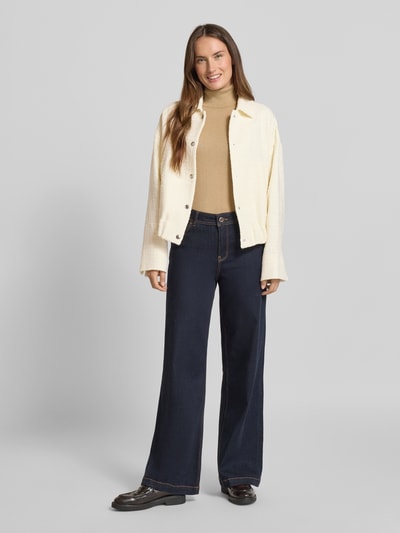 Windsor Leinenjacke mit Umlegekragen Offwhite 1