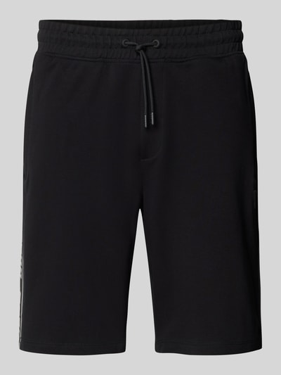 Guess Activewear Korte broek met elastische band en tunnelkoord Zwart - 2