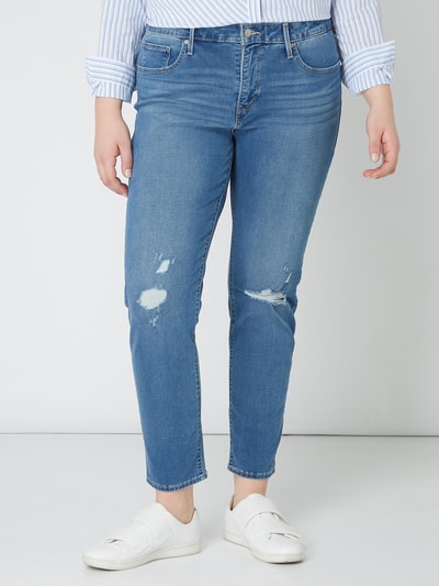 Levi's® 300 Jeansy PLUS SIZE z 5 kieszeniami o kroju shaping skinny fit Jeansowy niebieski 4