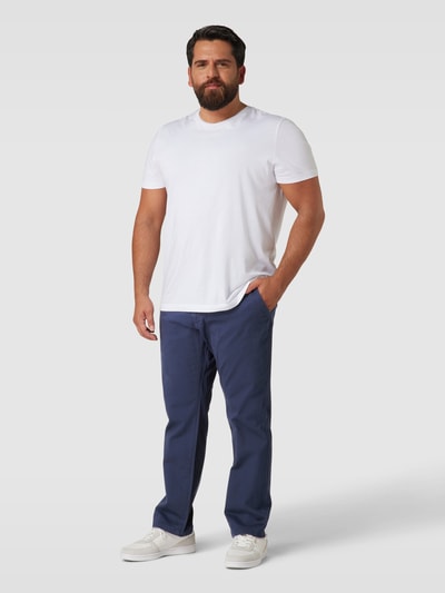 Jack & Jones Plus PLUS SIZE stoffen broek met knoop- en ritssluiting, model 'MARCO' Donkerblauw - 1