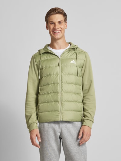 ADIDAS SPORTSWEAR Steppjacke mit Label-Print Oliv 4