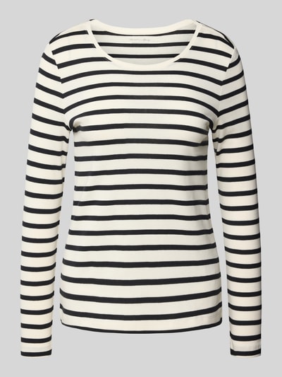 Christian Berg Woman Longsleeve mit Rundhalsausschnitt Offwhite 2