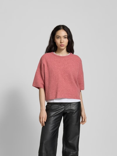 Filippa K T-Shirt in Strick-Optik Kirsche 4