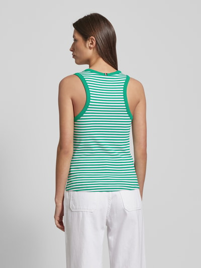 Tommy Hilfiger Slim Fit Tanktop mit Streifenmuster Gruen 5