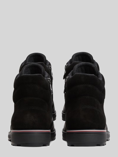 Tommy Hilfiger Schnürstiefel aus echtem Rindsleder Black 5
