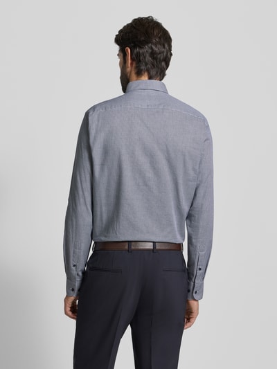 Tommy Hilfiger Regular Fit Businesshemd aus reiner Baumwolle Marine 5