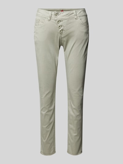 Buena Vista Slim fit broek in 5-pocketmodel, model 'Malibu' Lichtgrijs - 2