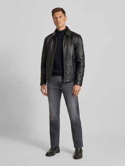 MCNEAL Loose Fit Jeans im 5-Pocket-Design Dunkelgrau 1